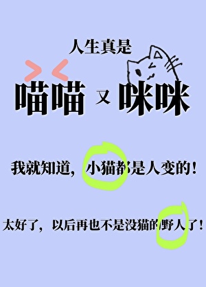 小猫咪变成人类幼崽后